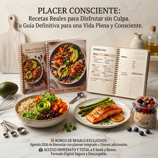 Libro de Cocina Saludable + Agenda 2026